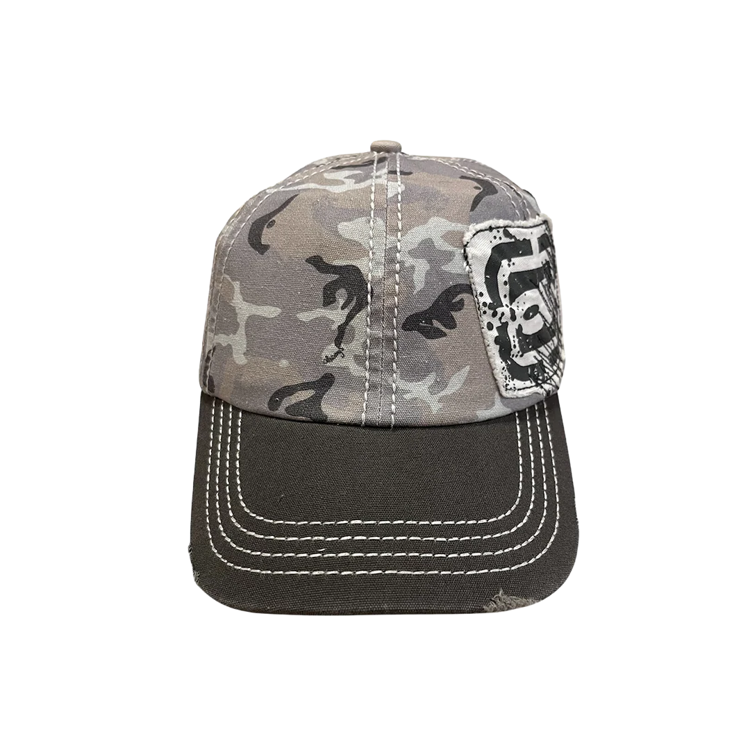 6 panel billy cap - silver/camo - Image 2