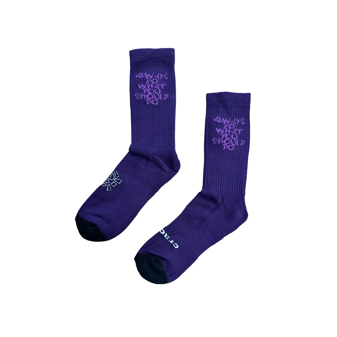 adwysd cohesive sock - tonal purple