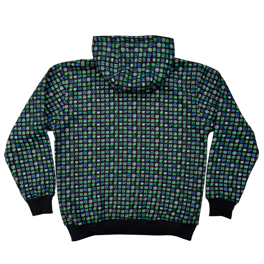 all over print @ zip up hoodie - Image 2
