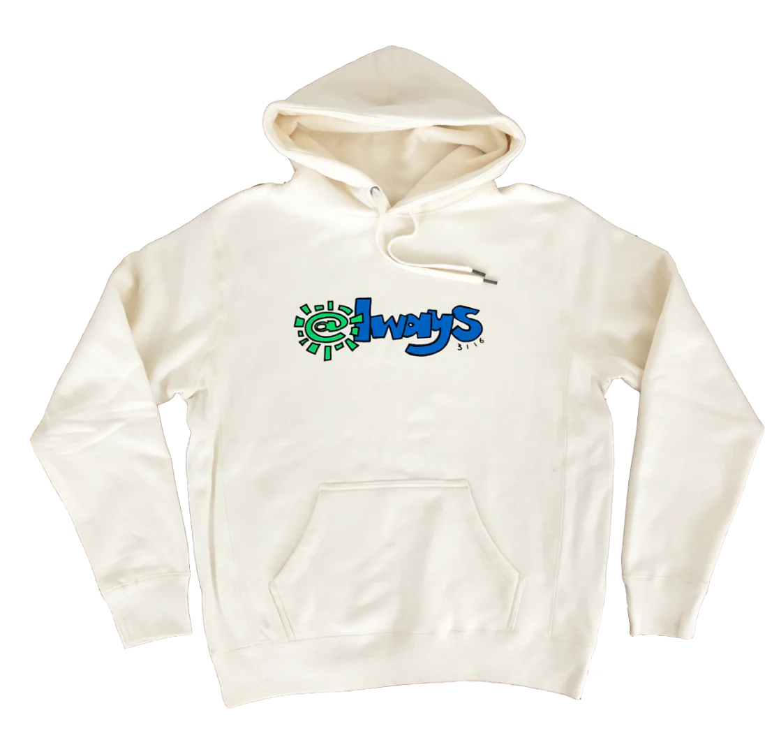 always 3116 bone hoodie