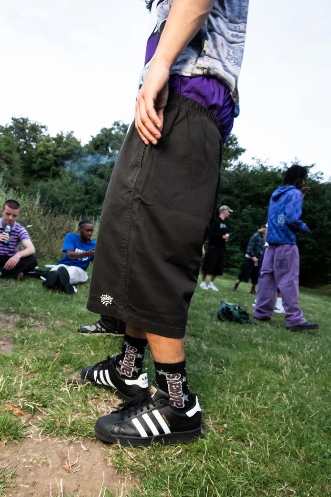 gramicci x always jam shorts - black - Image 3