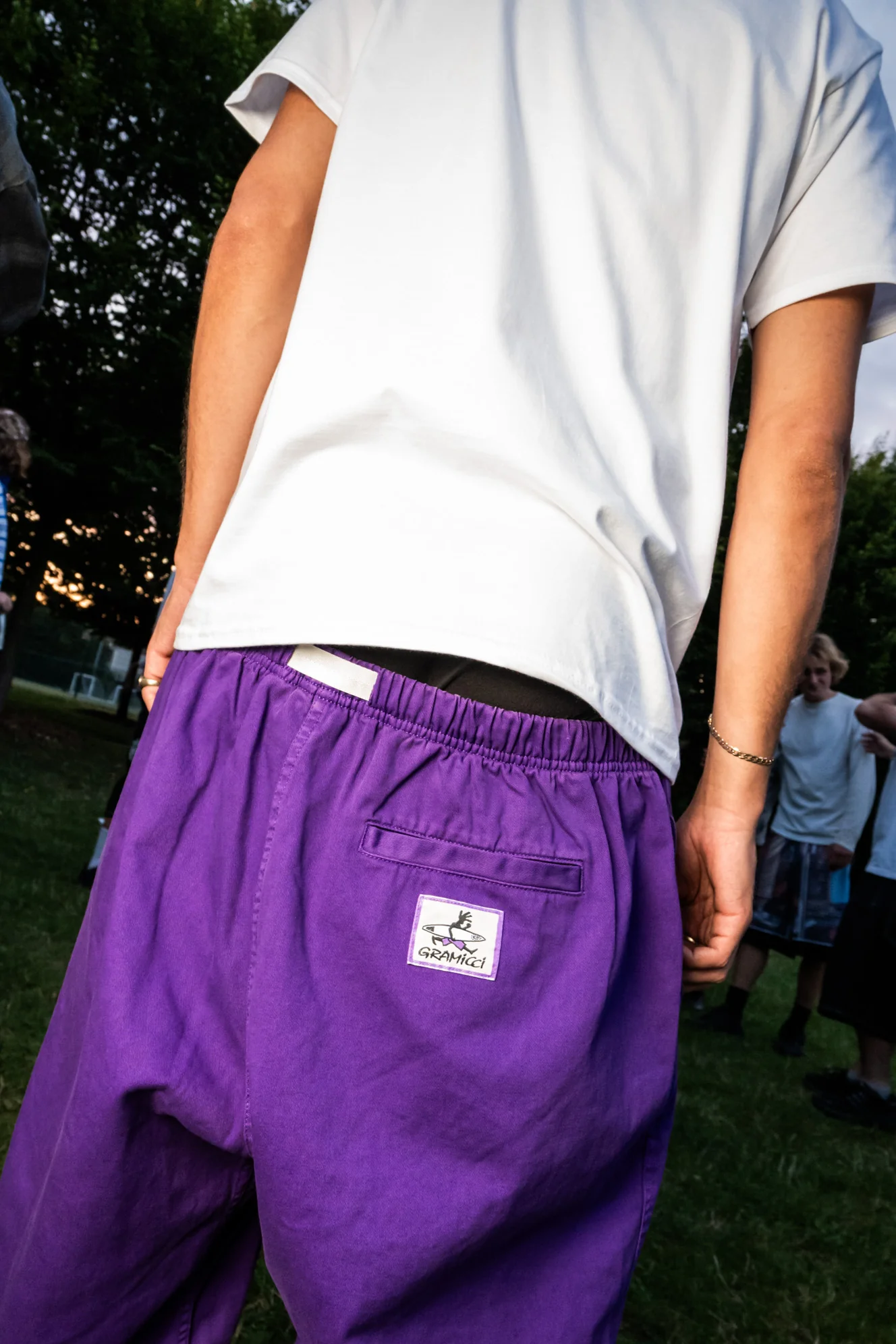 gramicci x always jam shorts - purple - Image 3