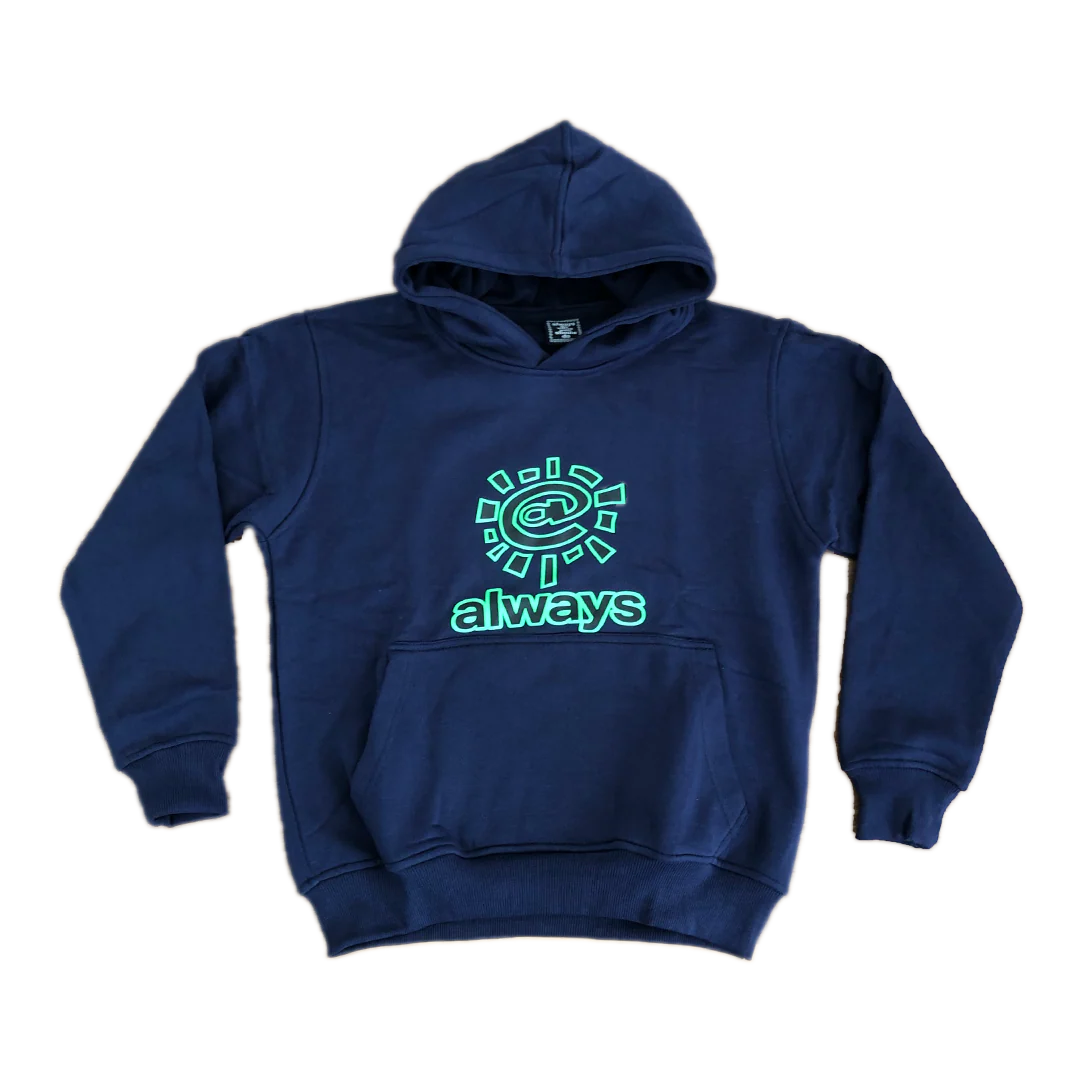 always logo hoodie - navy