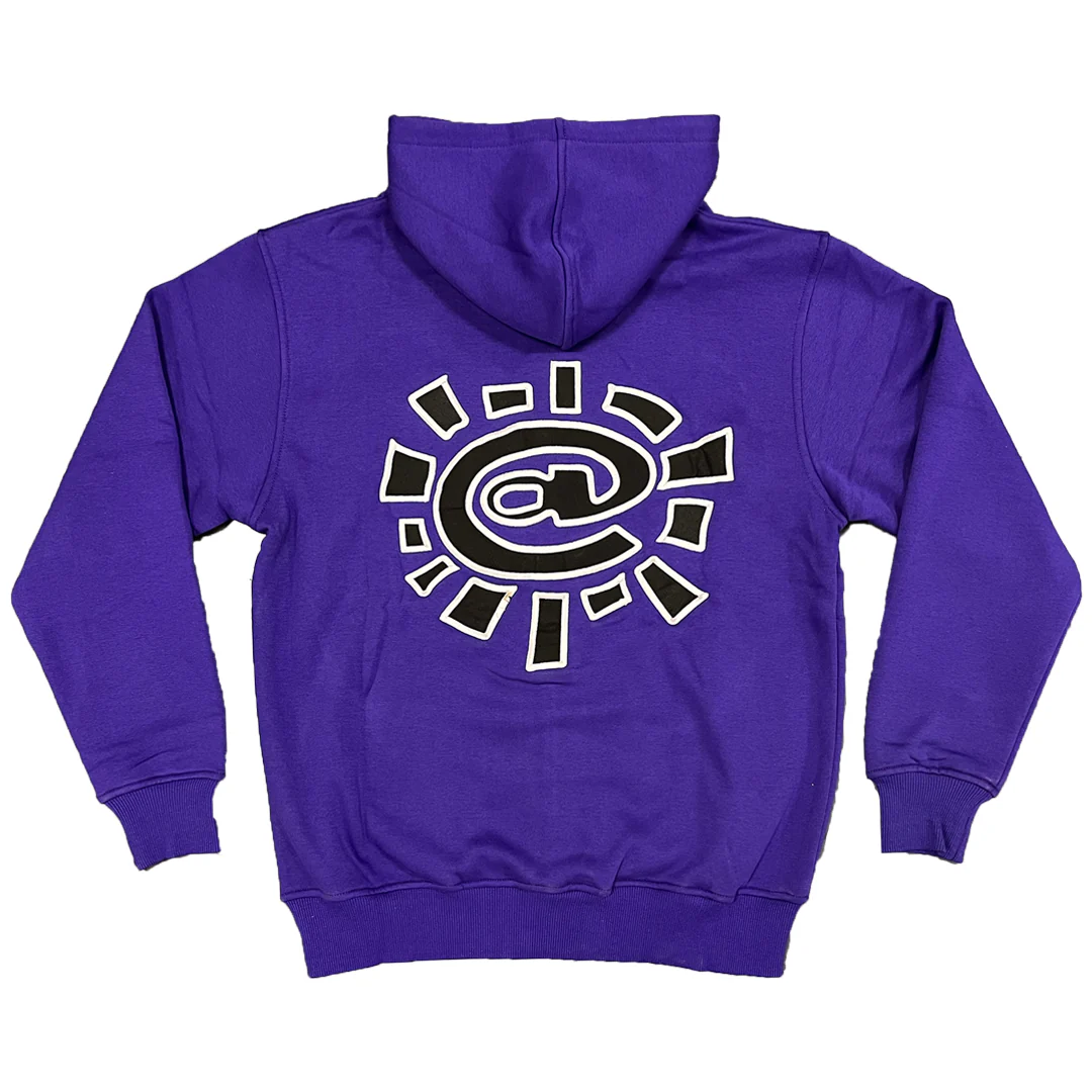 always up purple zip up hoodie - Image 2
