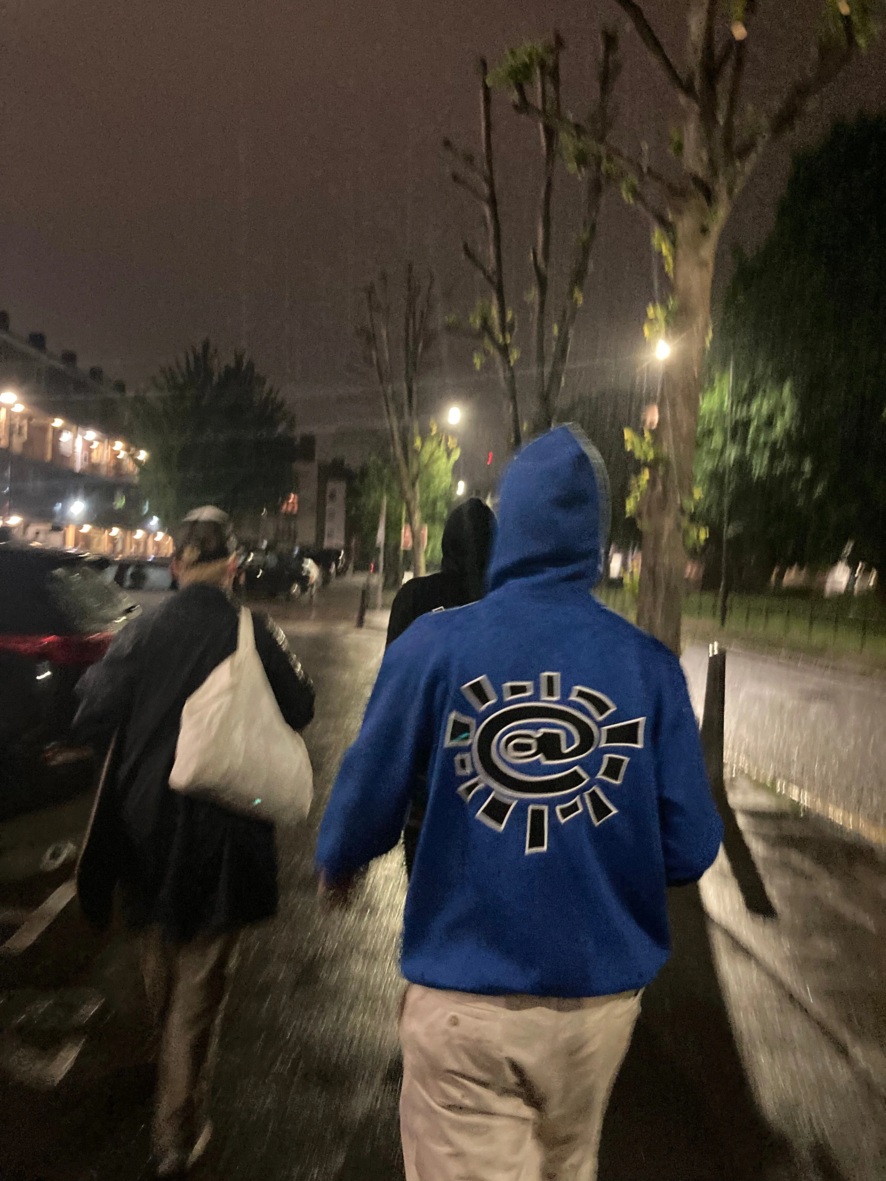 always up royal blue zip up hoodie - Image 3