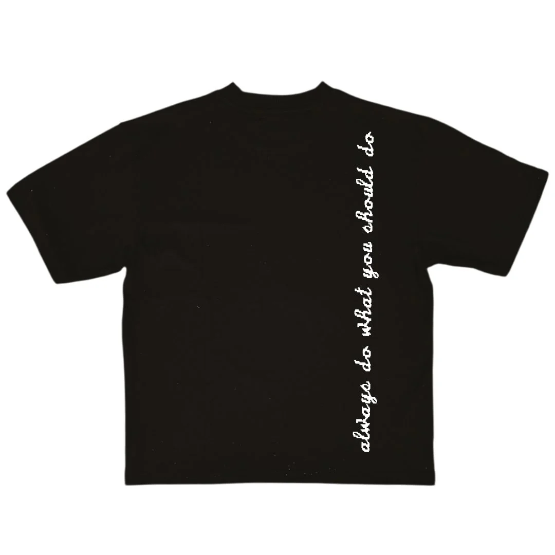 straight up tshirt - black - Image 2
