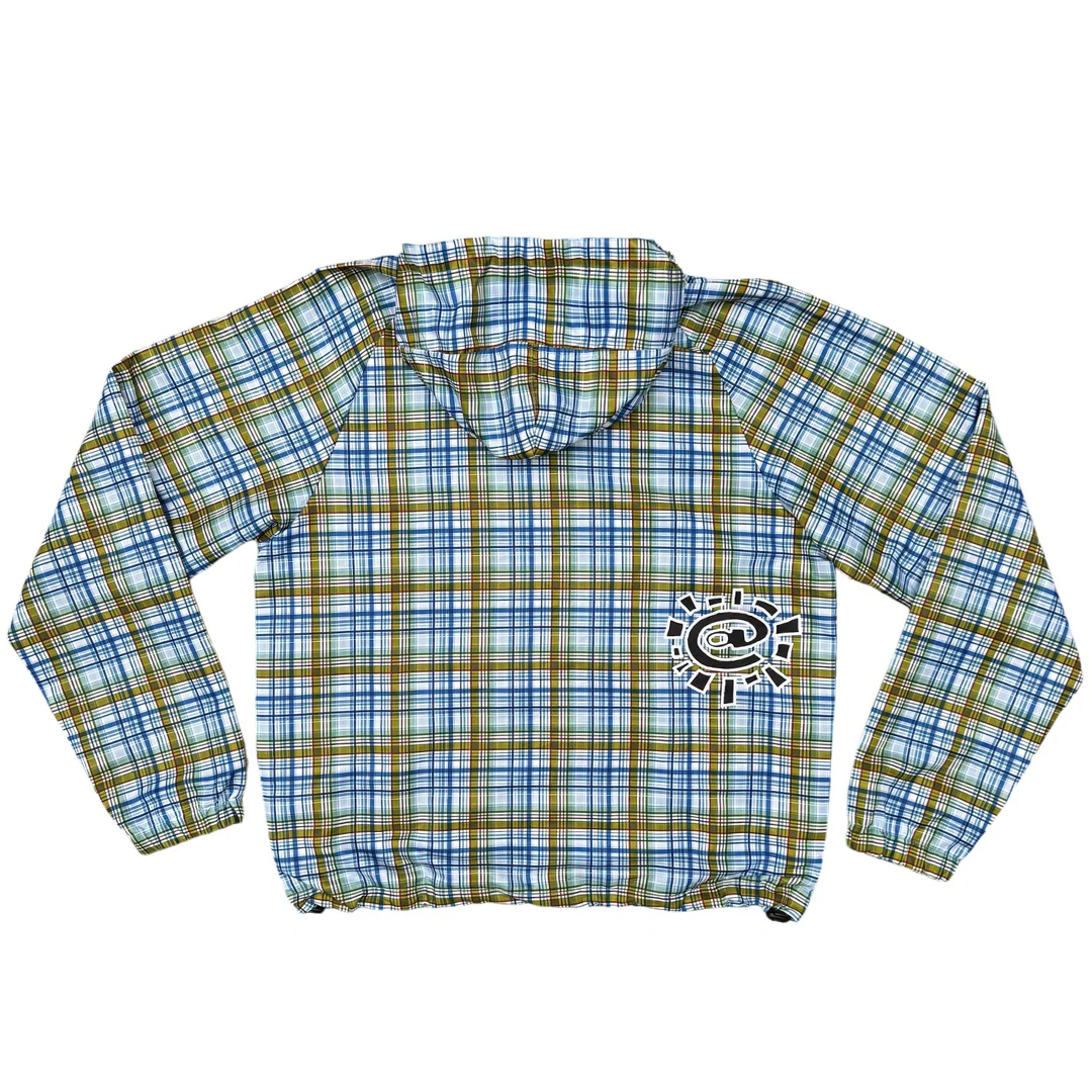 plaid bandemic jacket - blue/green/brown - Image 2