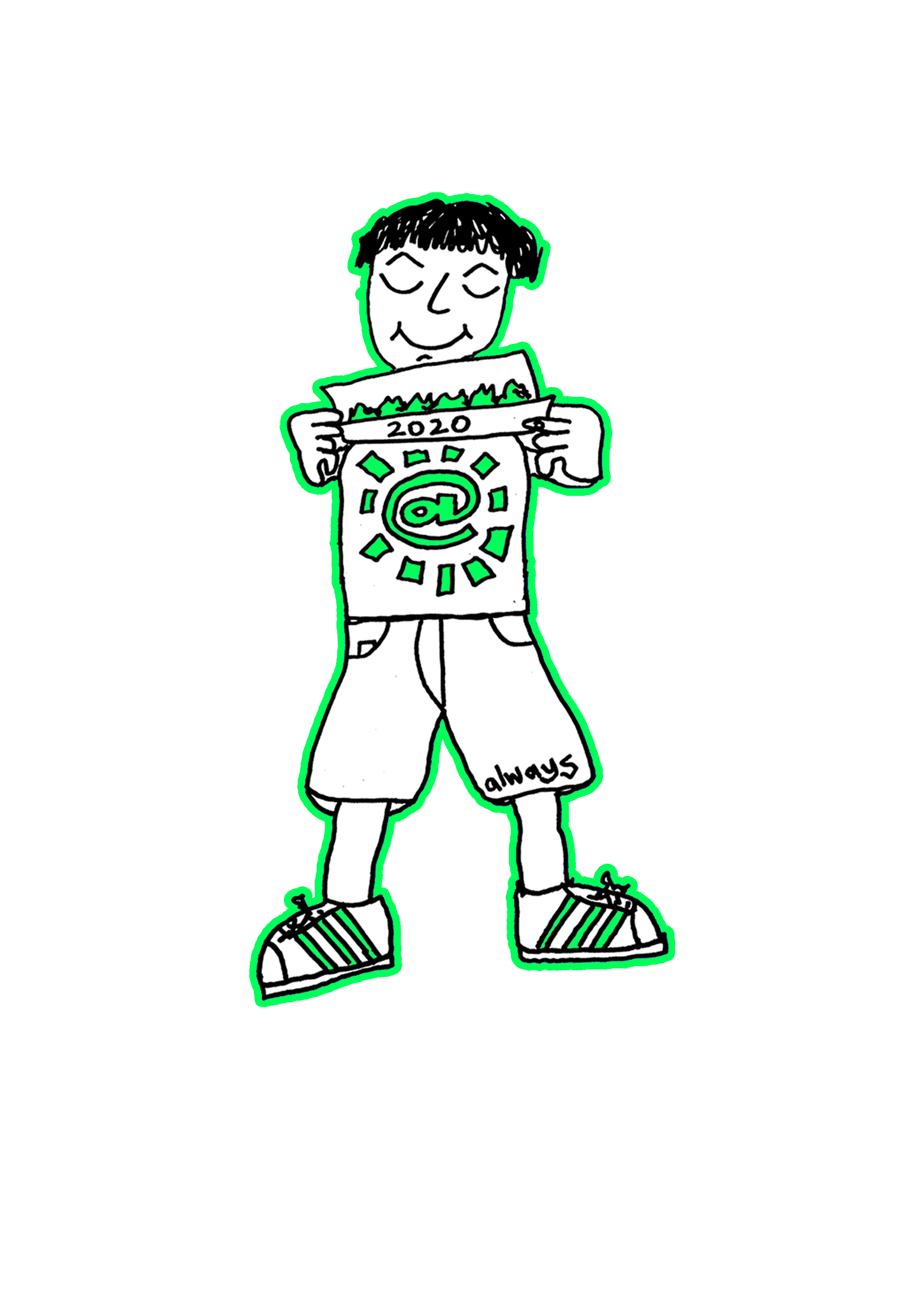 black 2020 bill up t-shirt - Image 3