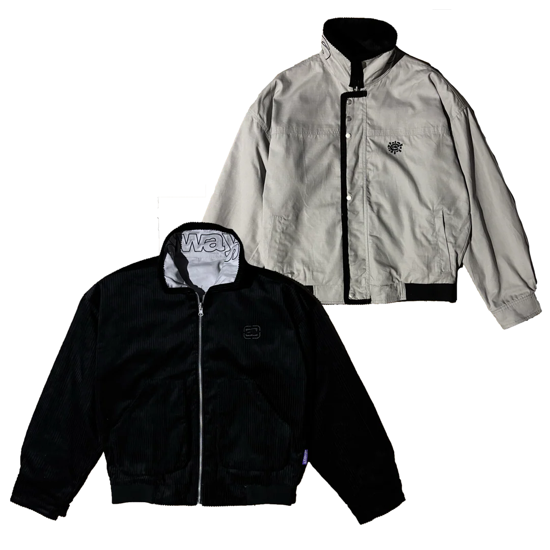 reversible rio jacket - corduroy/canvas