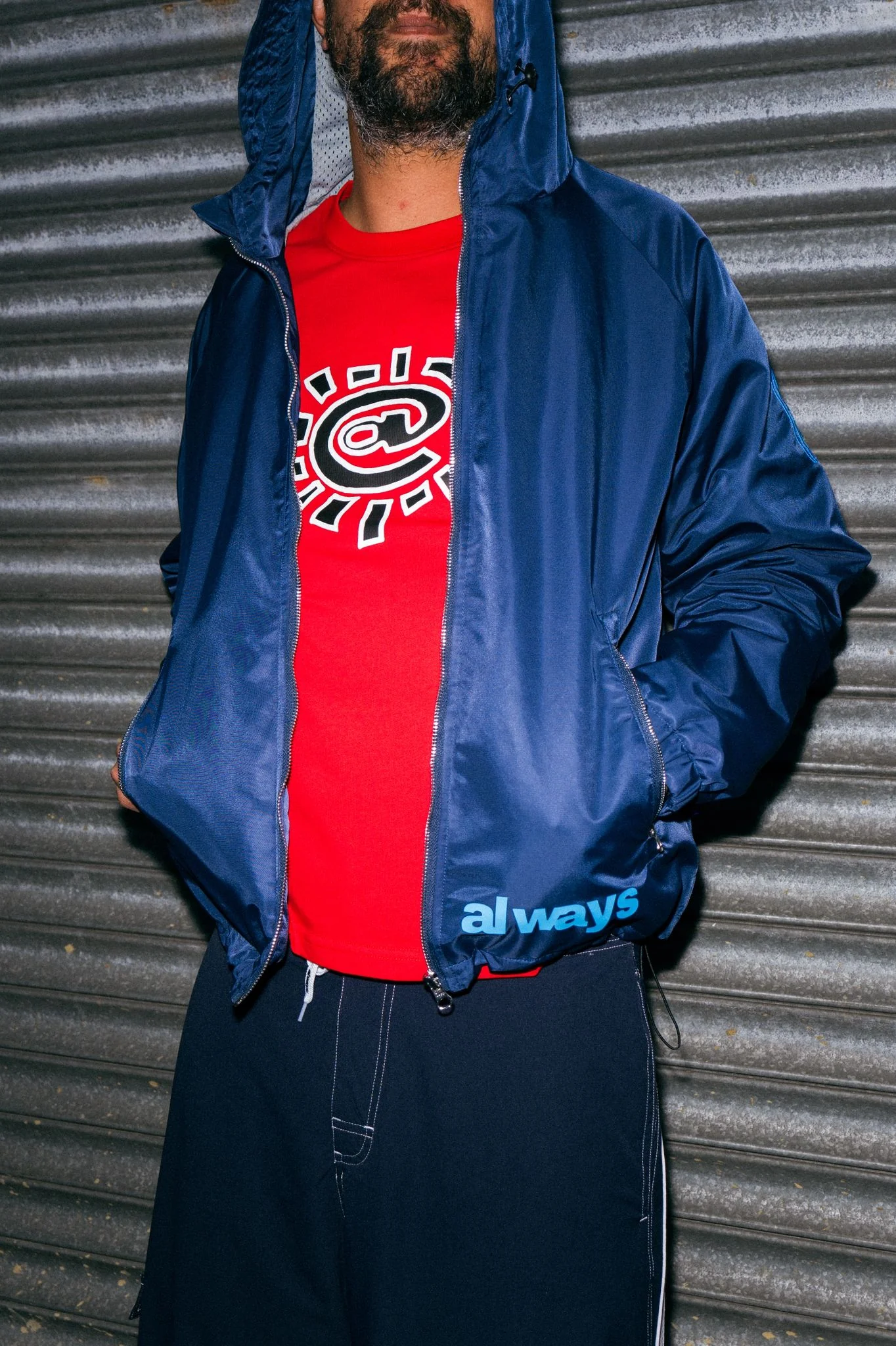 brada nylon jacket - navy - Image 4