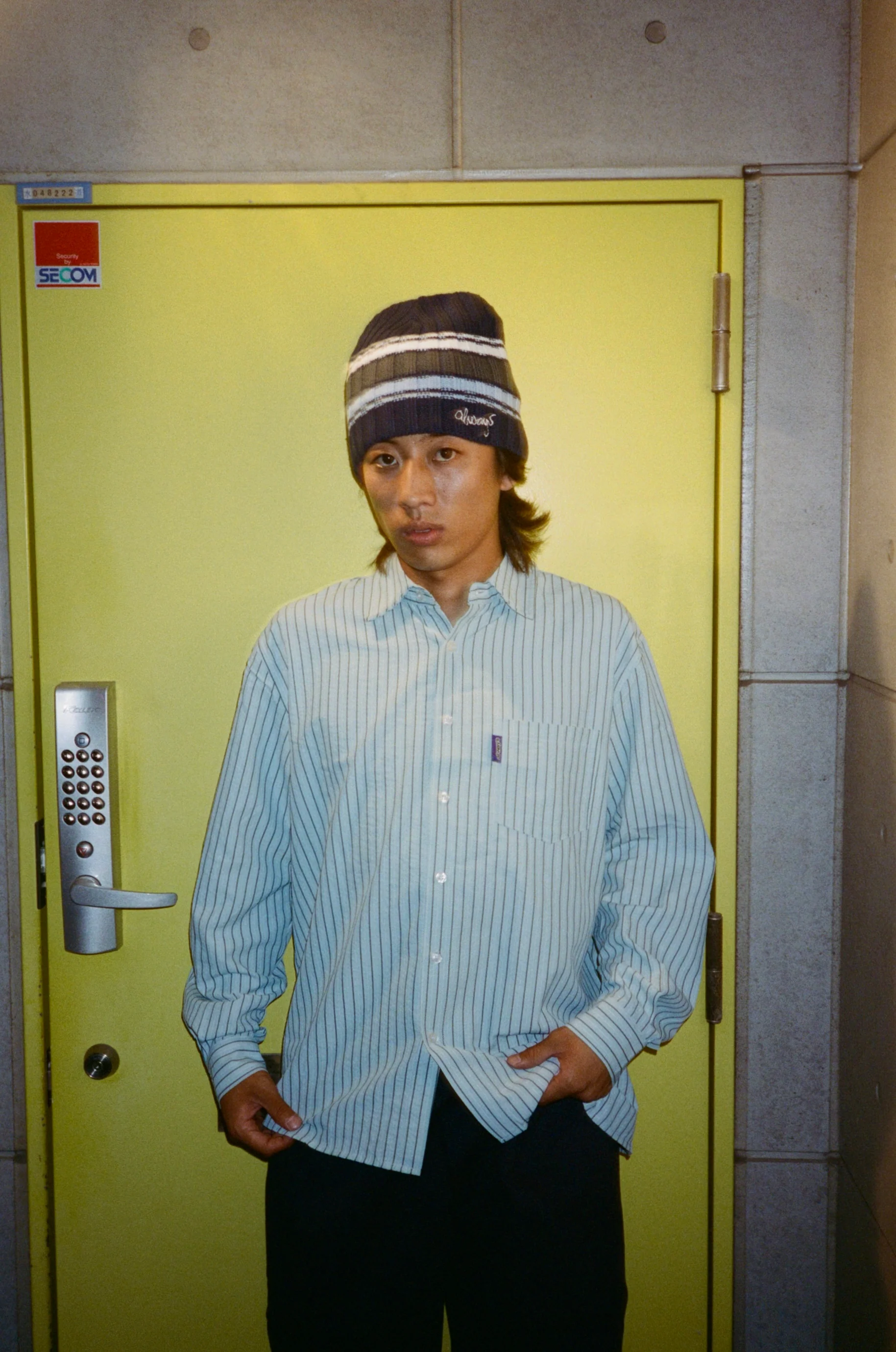 business leisure longsleeve shirt - blue - Image 3