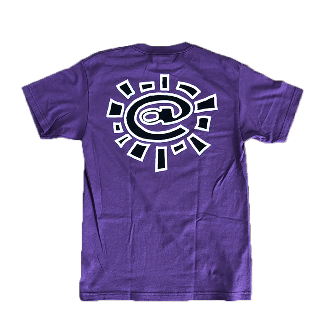 classic @sun tshirt - purple