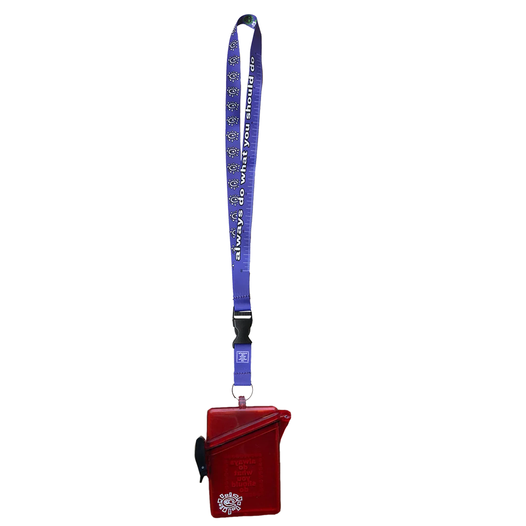 clear red lanyard case - Image 3