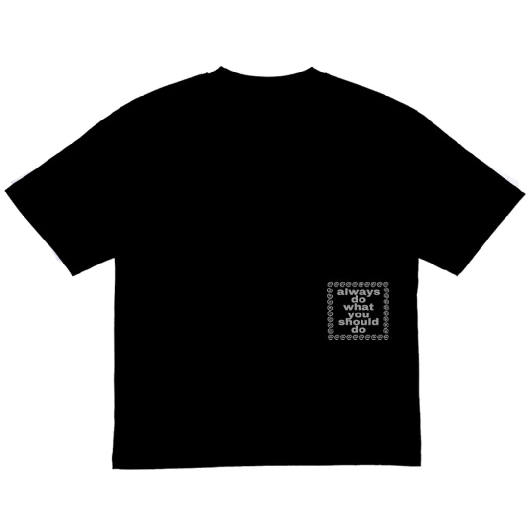cracked sun tshirt - black - Image 2