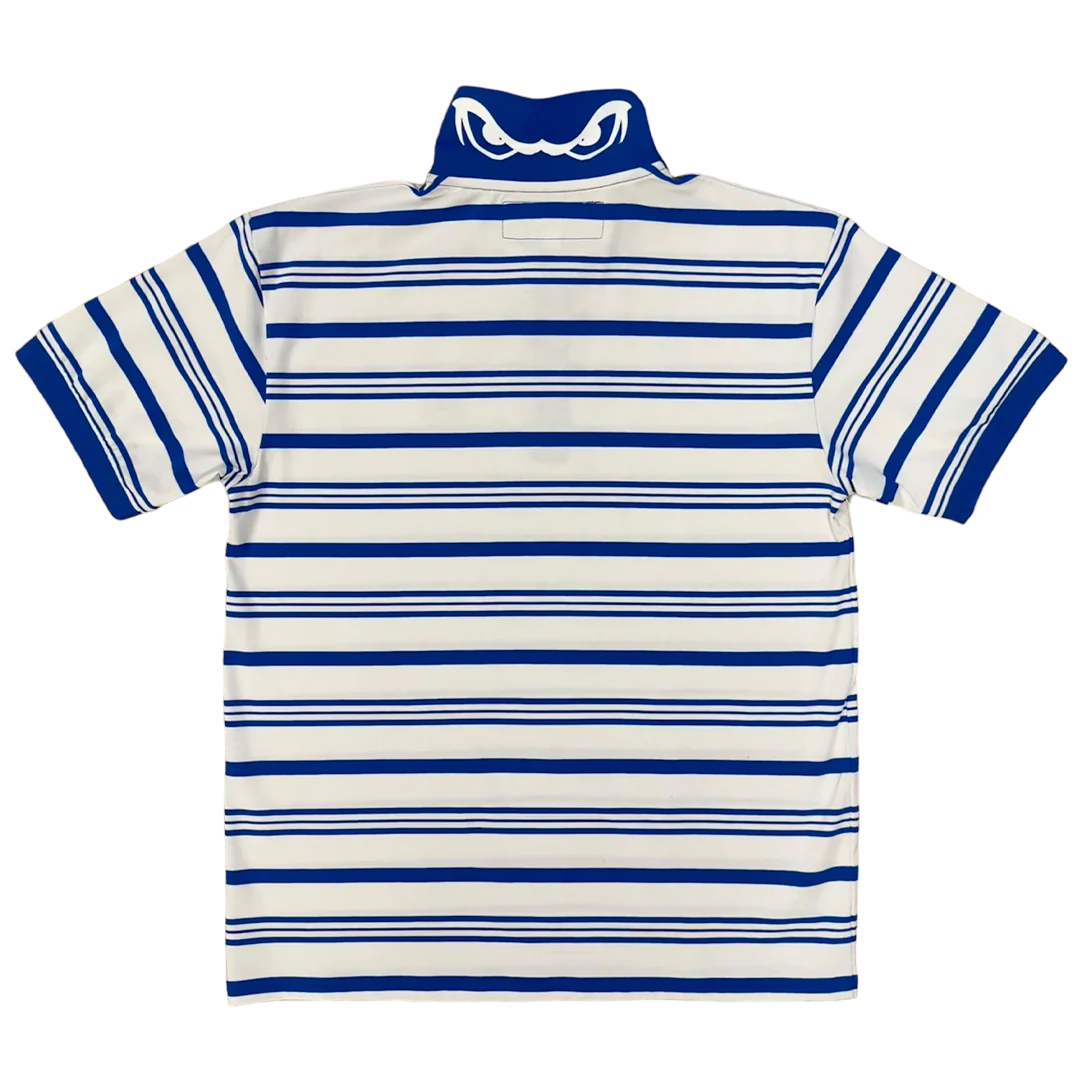educated polo - blue stripe - Image 2