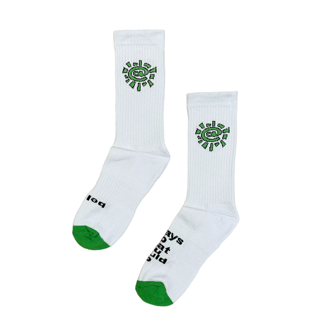 green @ sun sock