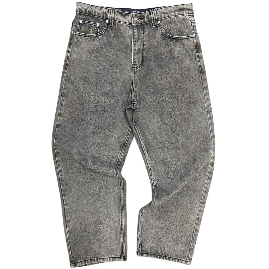 grey stonewash unisex denim