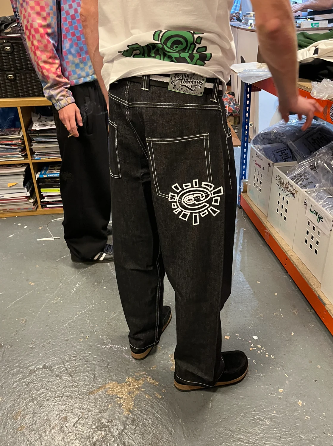 heavy duty unisex denim - black/white @sun - Image 3