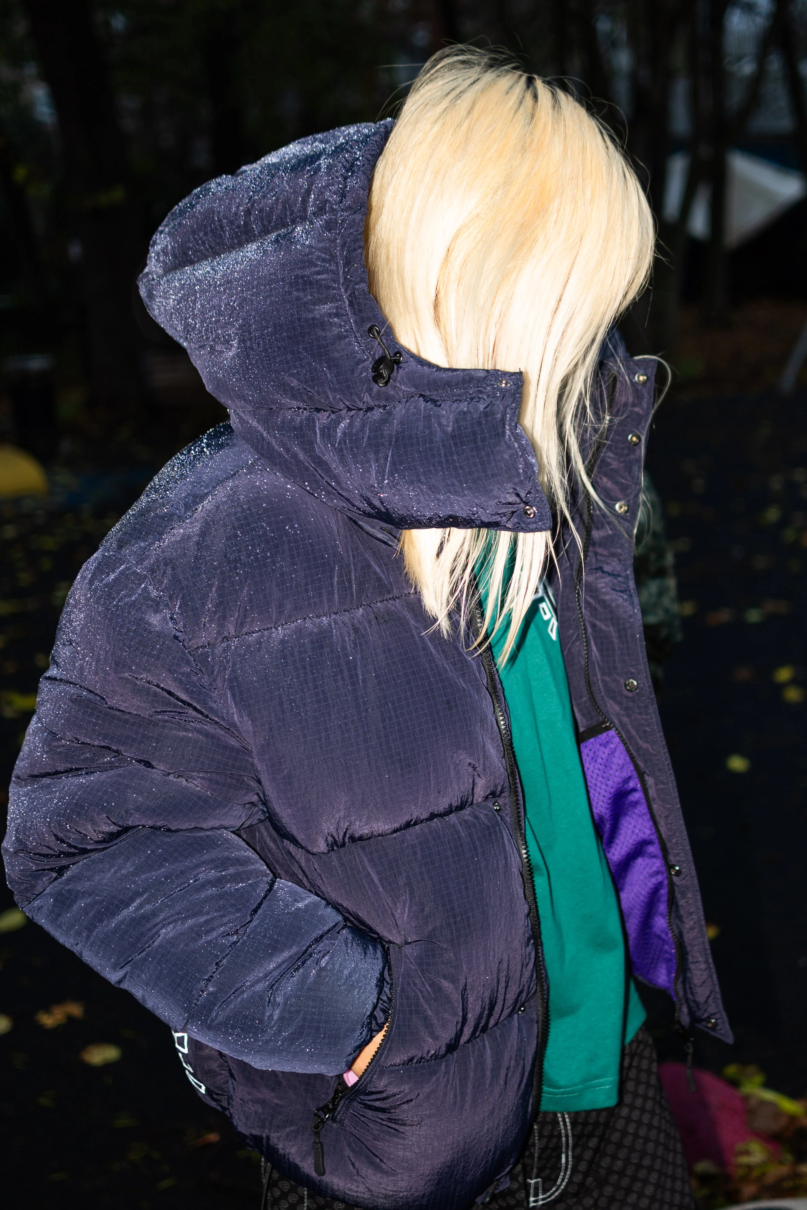 navy ripstop puffer - Image 6