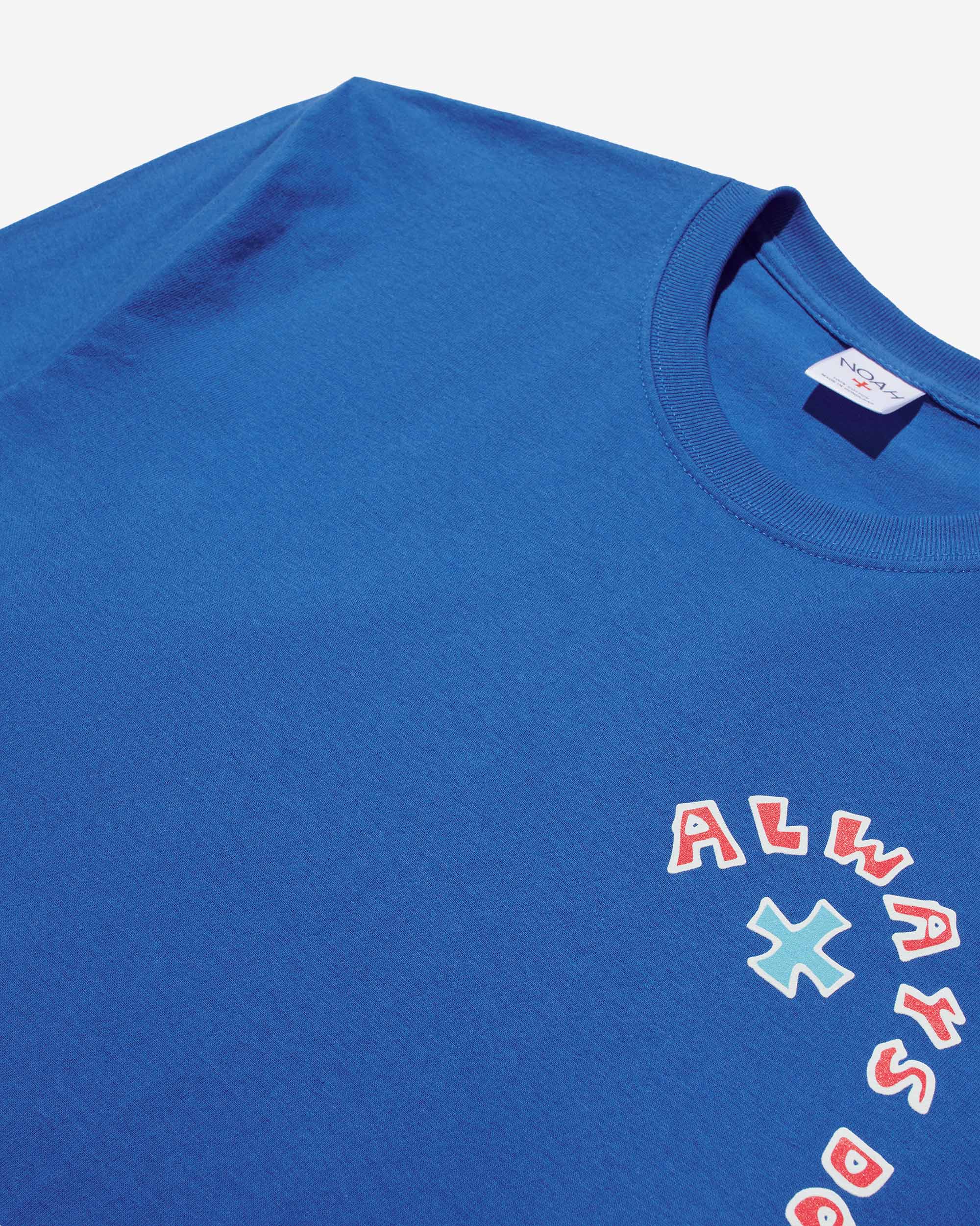 noah x adwysd longsleeve tshirt -blue - Image 3