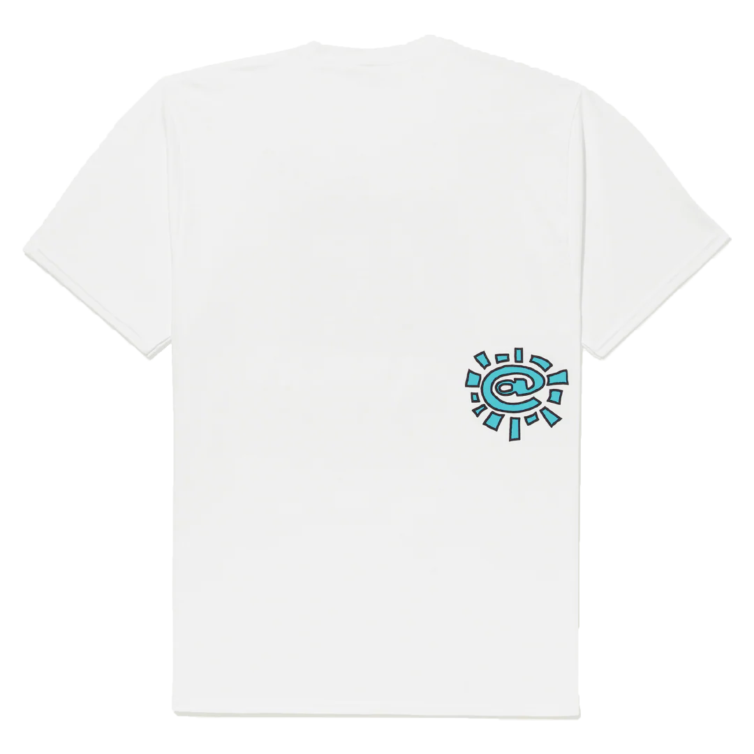noah x adwysd thank you card tshirt- white - Image 2