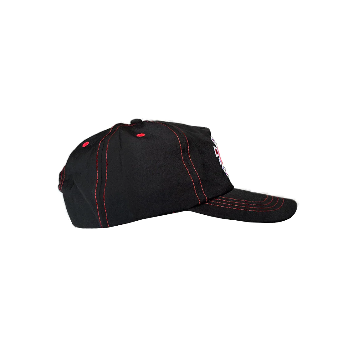 nylon @ sun cap - black/red - Image 3