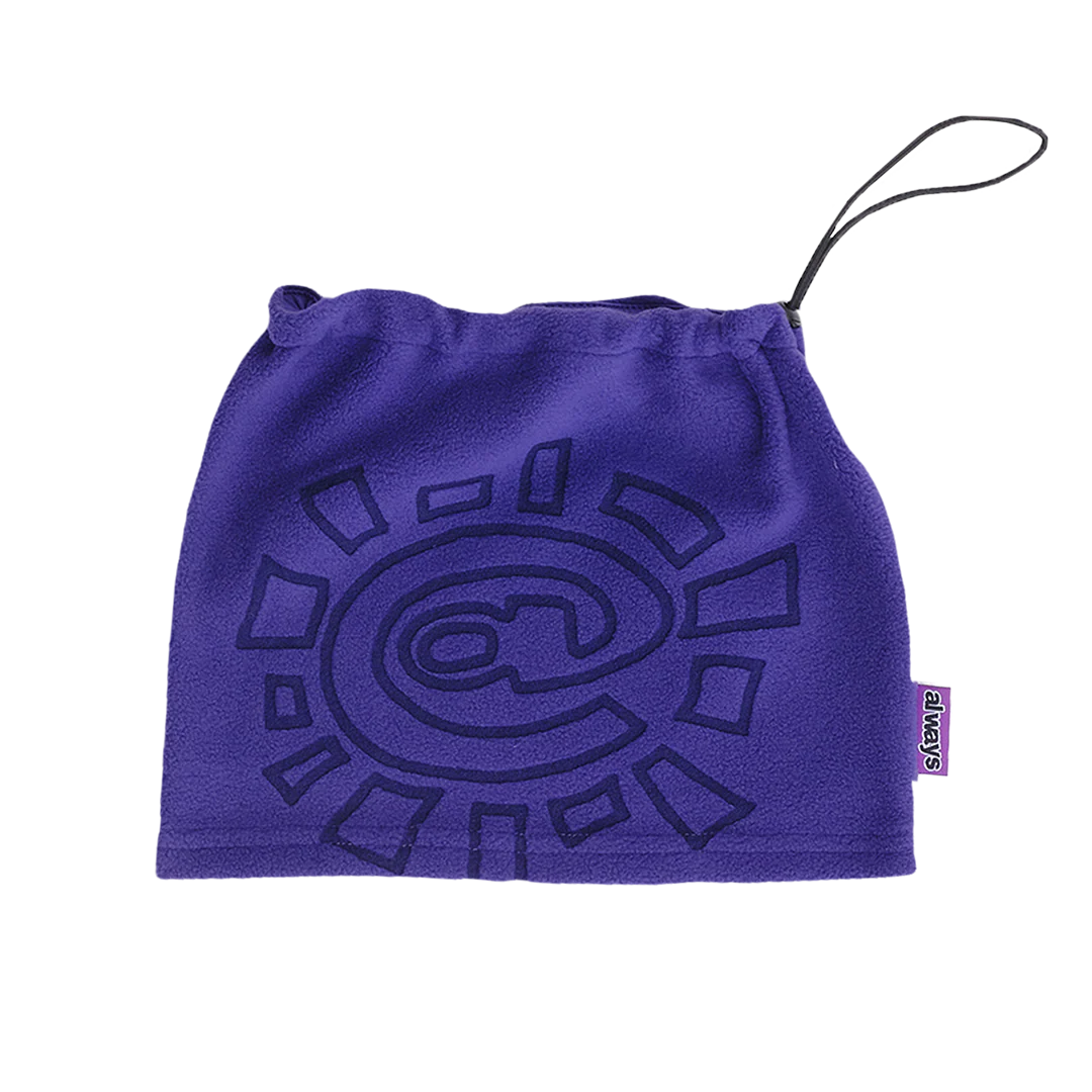 polarfleece snood beanie - purple - Image 3