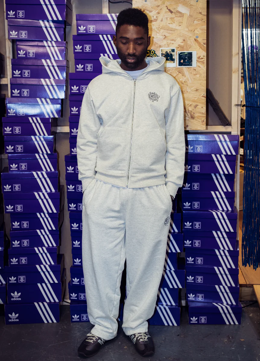 premium no cuff jogger - grey - Image 3