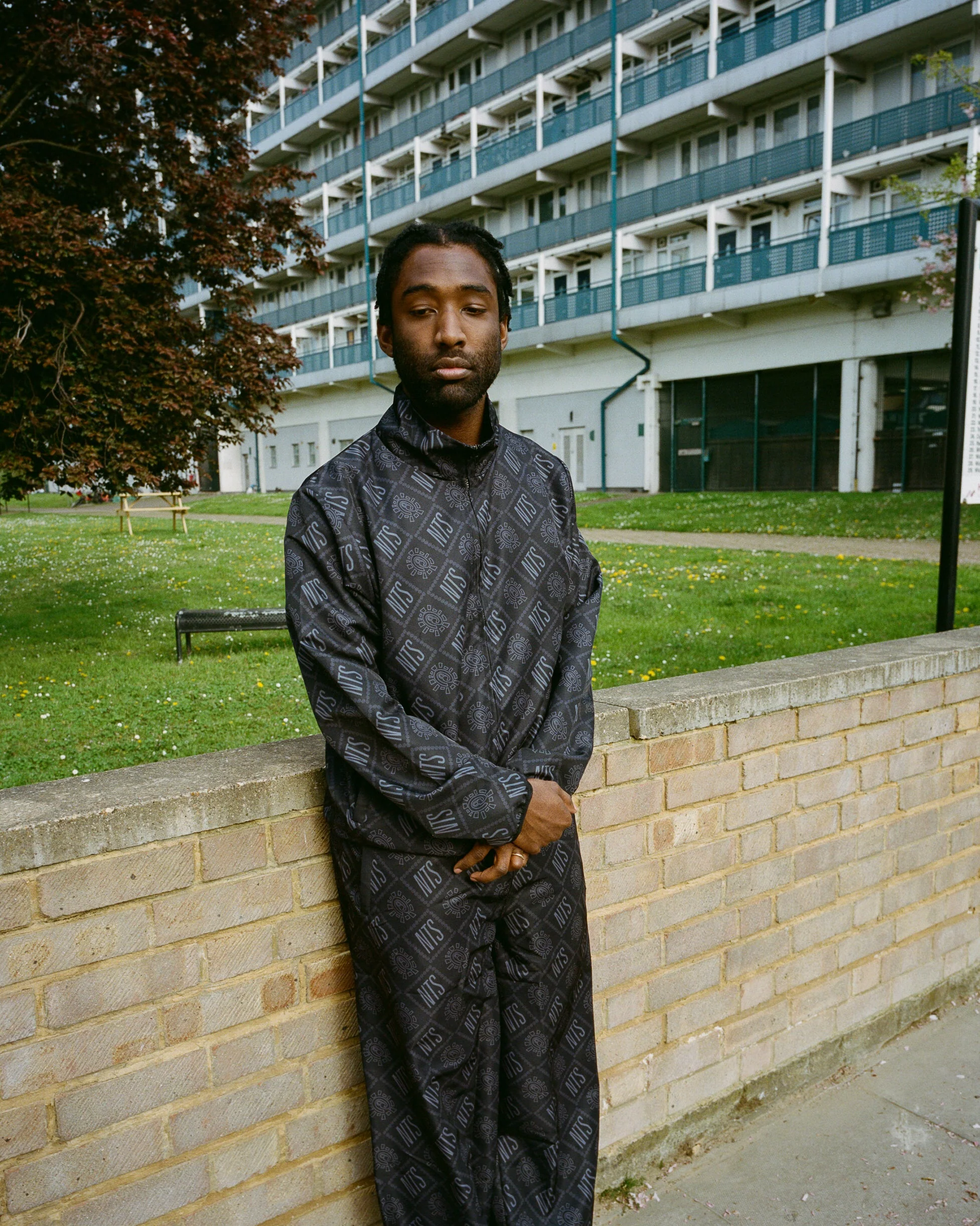 NTS x always trackpant - black/silver - Image 3