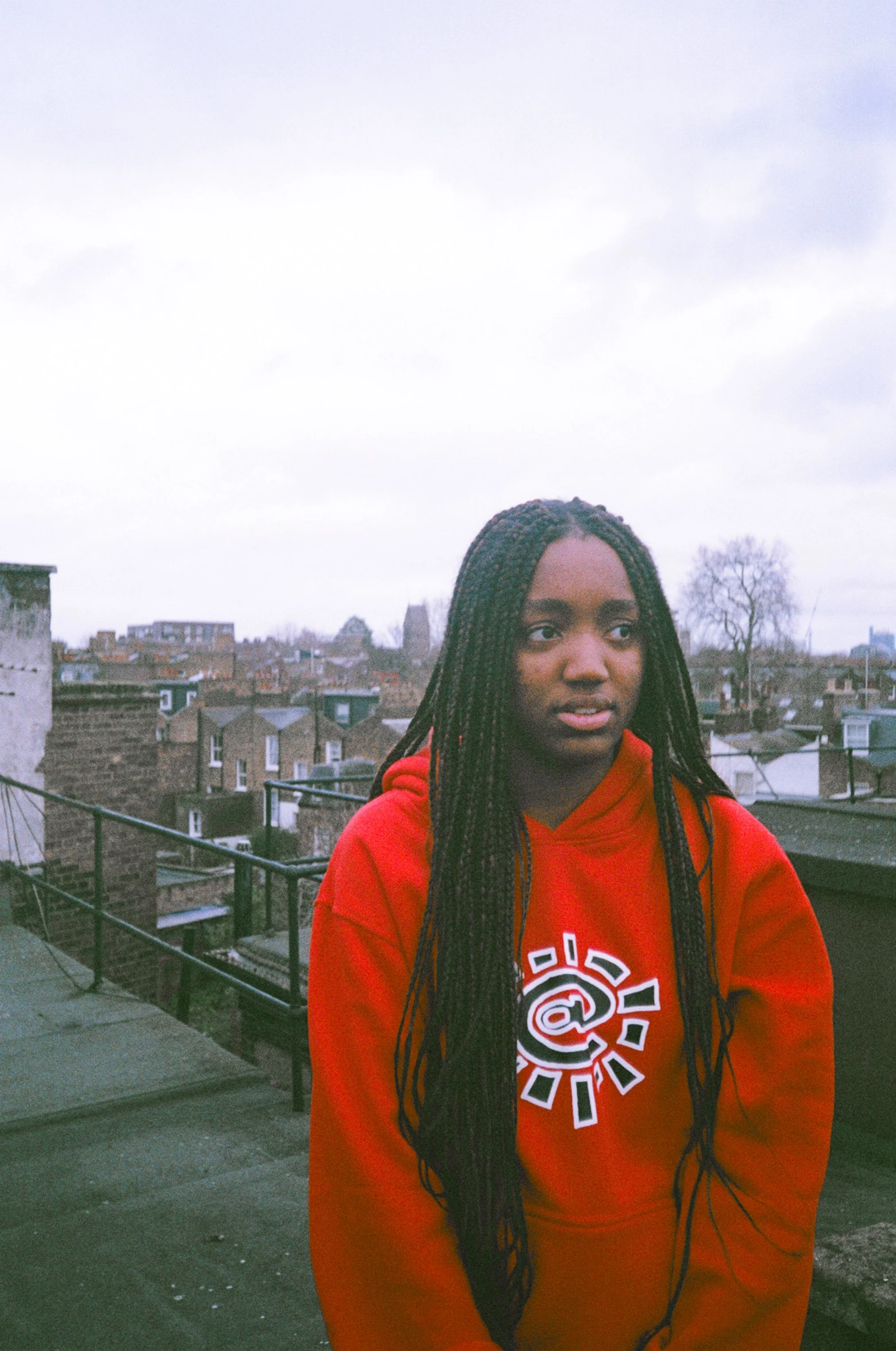 red @sun hoodie - Image 3