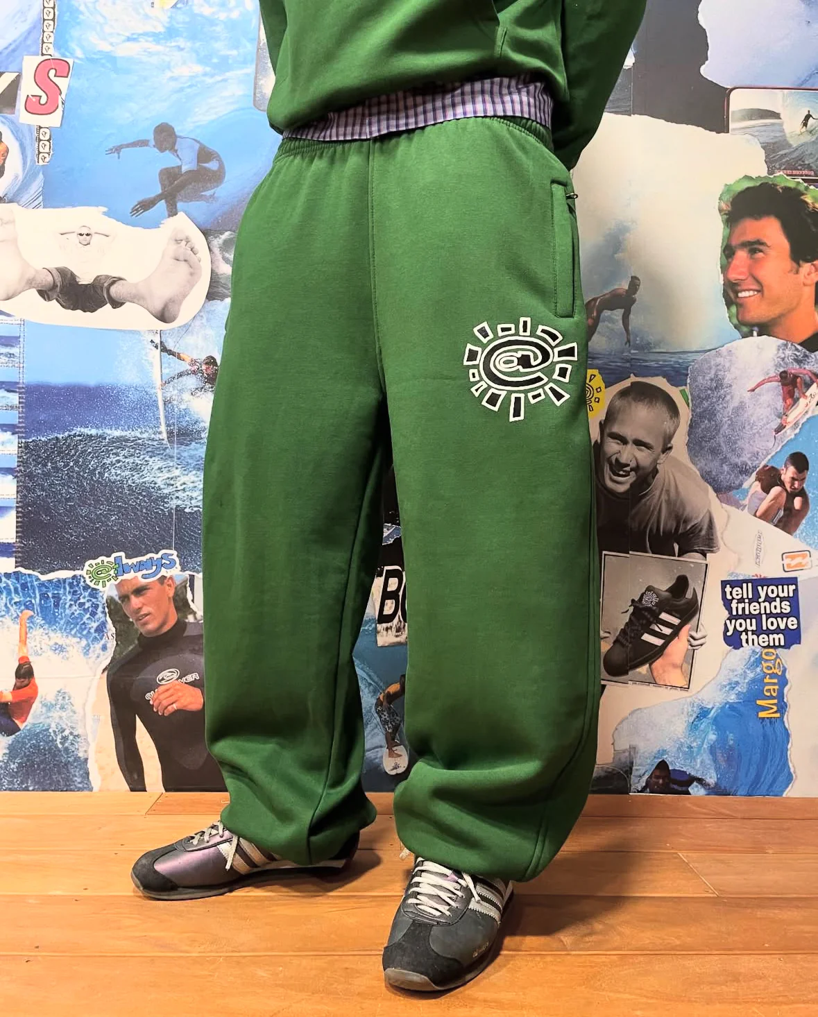 rel@xed green jogger - Image 3