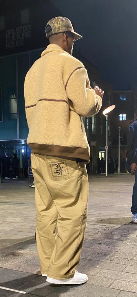 rel@xed skate pant - khaki - Image 3