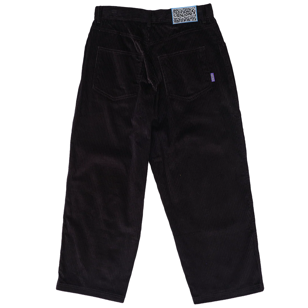 jumbo cord trousers - black - Image 2