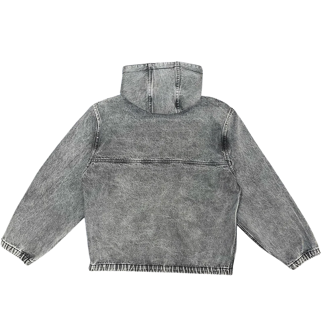 stonewash grey silver label denim jacket - Image 2